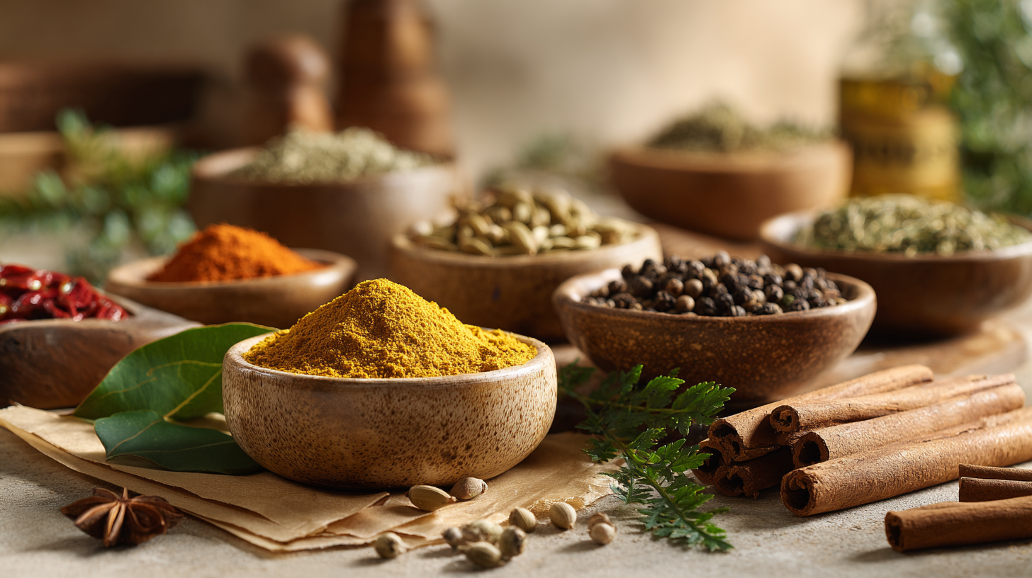 Bio Qualität, Gewürze und natürliche Rohstoffe
